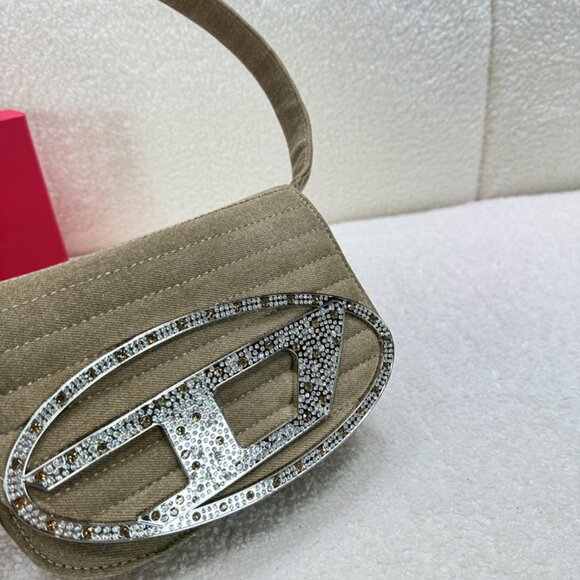 Diesel Khaki Shoulder Bag - Picture 6 of 9